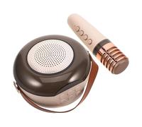 Yardwe Equipo Karaoke Portátil con Micrófono Inalámbrico para Fiestas Cumpleaños Camping y Reuniones Familiares