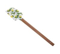 Yardwe Espátula para Glaseado de Silicona Mango de Madera, Diseño de Limón, Raspador de Pasteles Doméstico Seguro y Multi-funcional para Repostería