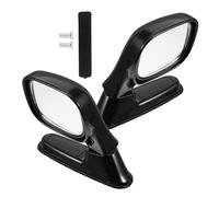 Yardwe Espejo de Punto Ciego para Coche, Espejo Auxiliar Gran Angular, Negro, de Plástico y Vidrio, Superficie Clara, Mejora la Seguridad al Conducir