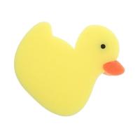 Yardwe Esponja De Baño Exfoliante Para Niños Pequeños Forma De Patito, Esponja De Masaje Suave Para Bebés, Accesorio De Baño Para Ducha y Juego Infantil, Tamaño Pequeño