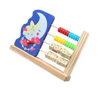 Yardwe Estante De Cálculo De Madera Educativo Pequeños Aprendiendo Ábacos Juguetes De Matemáticas para Aritmética Juguete Aritmético Juguete Matemático Blue