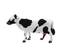 Yardwe Figurita de Vaca Pequeña Realista de Resina para Decoración Juguete Educativo y Accesorio de Fotografía para Interacción Familiar y Aprendizaje sobre Animales el Aula o Casa
