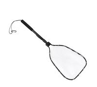 Yardwe Foldable Shrimp Fishing Net with Fish-Friendly Silicone Mesh Compact Portable Outdoor Fly Fishing Net For Trout Aquarium Camping and Kayak Use