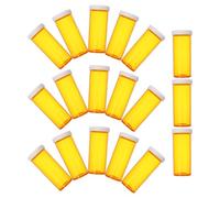 Yardwe Frascos Plásticos para Pastillas 20 Piezas, Envases Redondos de Polipropileno con Tapa de Seguridad, Porta Medicamentos Compactos y Portátiles para Viaje y Almacenamiento