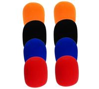 Yardwe Funda de Micrófono de Espuma Parabrisas Lavable para Ktv 8 Piezas Reducción de Ruido Compatible Micrófonos de Mano