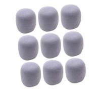 Yardwe Funda Eva para Micrófono 9 Piezas Gris, Protector Antiruido y Antipolvo para Karaoke y Ktv, Cubierta Ventilada para Tubo de Voz, Accesorios para Micrófonos Profesionales