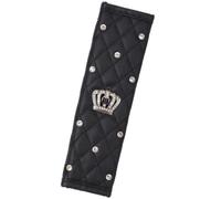 Yardwe Funda para Hombro de Coche en Cuero Duradero, Almohadilla Protectora para Cinturón de Seguridad, Cobertura Automática para Adultos, Diseño Cierre de Gancho para Viajes Seguros