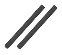 Yardwe Fundas de Silicona Accesorio Negras para Baquetas de Batería para Silenciar y Proteger 2 la Cabeza Baquetas, Ideales para Tocar Batería