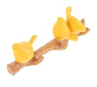 Yardwe Gancho de Pared Decorativo Resina con Diseño de Pájaro Perchero Versátil para Colgar Abrigos Llaves y Bolsos Soporte Resistente para Entrada y Organización Espacios Compactos