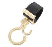 Yardwe Gancho Para Cochecito Ganchos Para Cochecito De Servicio Pesado Clip De Bolsa Portátil Organizador De Cochecito De Bebé Titular De La Bolsa De Compras Golden Poliéster