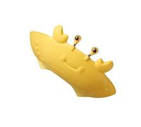 Yardwe Gorro de Ducha para Bebés Forma de Cangrejo, Protección contra Champú y Agua en Oídos y Ojos, en Silicona Color Limón