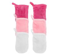 Yardwe Guantes Desmaquillantes Faciales de Microfibra Suaves 6 Piezas para Limpieza Facial y Viaje Diseño Simple y Reutilizable