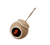 Yardwe Hamaca Tejida con Cuerda Cama para Dormir para Pájaros Hamaca Cálida para Loros Cama De Escalada para Loros Hamaca para Loros