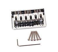 Yardwe Inclinación Del Puente Para Guitarra De Cuerdas Puente De Metal Placa De Tensión Reemplazo De Instrumento Musical Para Guitarra y Ukelele