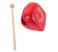 Yardwe Instrumento de Madera para Pez Bloque de Templo con Forma de Pez Kit de Instrumento Musical de Percusión para Expresión Musical Adecuado para Actividades Infantiles