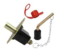 Yardwe Interruptor de Batería, Interruptor de Corte de Batería para Automóvil y Maquinaria de Ingeniería, 12/24v, 100/200a, Cobre, Metal y Abs, Compacto y Ligero
