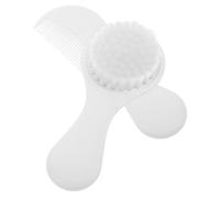 Yardwe Juego de 2 Cepillos para Ñiño Recién Nacido Cerdas Suaves y Peine Masajeador para Cuero Cabelludo, Material Plástico, Adecuado para Eliminar Costra Láctea
