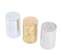 Yardwe Juego de Cilindros de Aluminio y Cobre para Experimentos de Densidad en Clases de Física Almacenamiento Conveniente y Resistencia Deformación