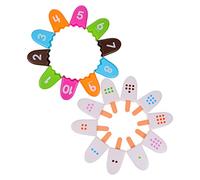 Yardwe Juego de Juguetes Educativos de para Niños Juego de Simulación de Helados Juguete de Cognición Numérica Colores Brillantes 1 Set