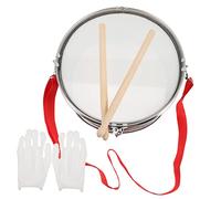 Yardwe Juego de Pequeño Instrumento de Percusión Rojo para Niños Materiales de Acero y Madera, Adecuado para Desarrollar el Sentido del Ritmo y Coordinación Mano-ojo