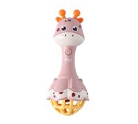 Yardwe Juguete de Campana de Mano para Ñiño Sonido y Luz, Hecho de Plástico Seguro para Acompañar y Estimular el Desarrollo Sensorial Momento y Lugar Color Aleatorio