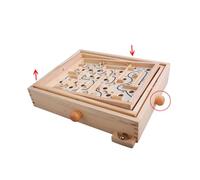 Yardwe Juguete Educativo Bolas de Madera para Puzzle Desarrollo de Habilidades Lógicas Resolución de Problemas para Niñas