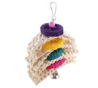 Yardwe Juguete para Masticar Pájaros Colorido Accesorio Colgante Material Seguro Tamaño Adecuado para Jaulas De Adecuado para y Periquitos Entretenido y Versátil para Aves Pequeñas