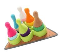 Yardwe Juguete para Perros Forma de Bolo, Tapete para Olfatear de Polar Fleece, para Buscar Snacks o Juguetes Pequeños, para Perros y Mascotas