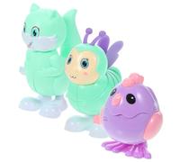 Yardwe Juguetes Divertidos De Cuerda 3pcs Juguete De Animales Saltarín Ideal para Fiestas y