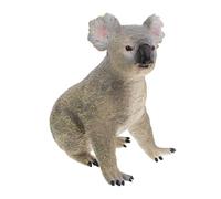 Yardwe Juguetes Koalas Oso Koala decoración de Juguetes para Koala Juguete Adorno Koala Modelo cognitivo Koala Vistoso Mini Coala pequeña Realista Adorno de Koala pequeño Goma Blanda Gris