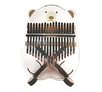 Yardwe Kalimba de Cristal Teclas Piano de Dedo Delicado para Principiantes Instrumento Musical Kalimba Piano de Pulgar Animales de Dibujos Animados