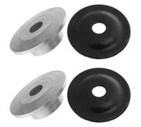 Yardwe Kit de 4 Bridas de Amoladora Protector Antipolvo, Soporte de Apriete Metálico para Ángulo Izquierdo y Derecho, Accesorios para Herramientas Eléctricas de Banco, para Pulido