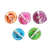 Yardwe Kit de 5 Piezas Juguete Giratorio Educativo para Niños Juguete de Madera Cable para Tirar Juego al Aire Libre la Relación Familiar