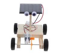 Yardwe Kit de Coche Solar DIY para Juguete Educativo de Manual con Energía Solar Creatividad y Aprendizaje Stem sin Batería Material de Madera para