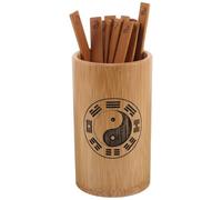 Yardwe Kit de Palos de I Ching de Bambú 12 Varillas y Tubo Portátil para Adivinación, Juego de Palos Chinos para Aprendizaje y Prácticas de Feng Shui, Accesorio Cultural de Decisiones