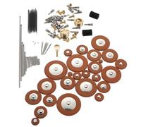 Yardwe Kit de Reparación de Saxofón Alto Tornillos y Resortes para Mantenimiento y Bricolaje Color Aleatorio