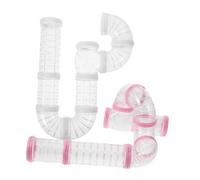 Yardwe Kit De Túnel De Plástico para Hámster Conectores para Recinto De Mascotas Juguete para Animales Pequeños Paquete De 2