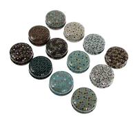 Yardwe Latas de Hojalata Redondas para Velas, Mini Recipiente Metálico Compacto, Acero Laminado, Resistentes al Desgaste, para Bricolaje y Almacenamiento, Paquete de 12 Unidades