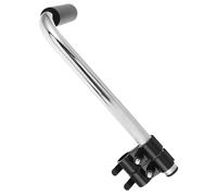 Yardwe Manijas Extensibles para Sillas de Ruedas de Acero Inoxidable Diámetro de 22,2 MM y Doble Abrazadera, Accesorio Auxiliar para Adultos y Cuidadores en Exteriores