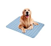 Yardwe Mascotas Autorefrigerante Azul Colchoneta para Perros y Cama Refrescante para Transpirable y Cómodo