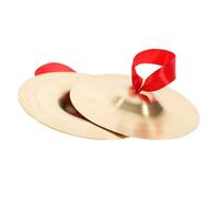 Yardwe Material Didáctico sobre Platillos de Cobre Platillo de Dedo para Instrumento Músical Juguetes de Dedo de Danza del Vientre Percusión para Fiestas Color Aleatorio