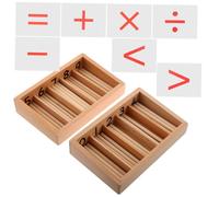 Yardwe Materiales Educativos Montessori Juegos Matemáticas para Pequeños Tablero De Dibujo Mejora Habilidades Matemáticas Aprende Jugando
