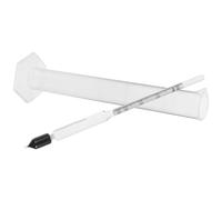 Yardwe Medidor de Concentración de Masa para Cocina Cilindro Graduado de Plástico y Vidrio, Medición Precisa y Portátil Adecuado para Repostería y Uso Doméstico