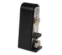 Yardwe Metrónomo Mecánico Negro para Piano, Guitarra y Violín, Práctico y Preciso para Aprendizaje Musical, Dispositivo Portátil y Fiable para Instrumentos Musicales