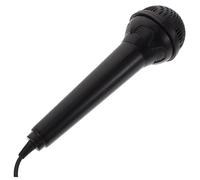 Yardwe Micrófono Cable para Teclado Electrónico, Micrófono Vocal Portátil Pequeño, Conexión 3.5 Mm, Color Negro, Adecuado para Principiantes y Uso en Fiestas al Aire Libre