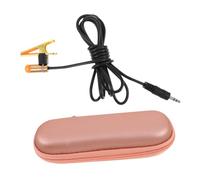 Yardwe Micrófono De Solapa para Erhu Violín y Armónica Incluye Abrazadera Metálica y Cable para Músicos Intérpretes