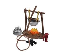 Yardwe Mini Juguete De Campamento Juego De Simulación Camping Equipo De Camping para Exterior