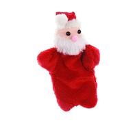 Yardwe Mini Muñeco de Dedo Navideño Suave de Papá Noel para y Narrar Historias Juguete Educativo para Fiestas y Desarrollo Imaginación