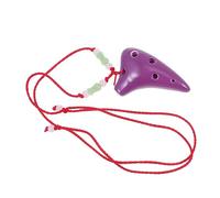 Yardwe Mini Ocarina Portátil De Dolomita Flauta Ocarina Clásica Para Principiantes Instrumento Musical Étnico Para Tocar Exteriores