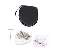 Yardwe Mini Piano De Pulgar De Cristal Kalimba Punta De Dedo Exquisita Kalimba Pequeña Para Tocar Cualquier Escenario